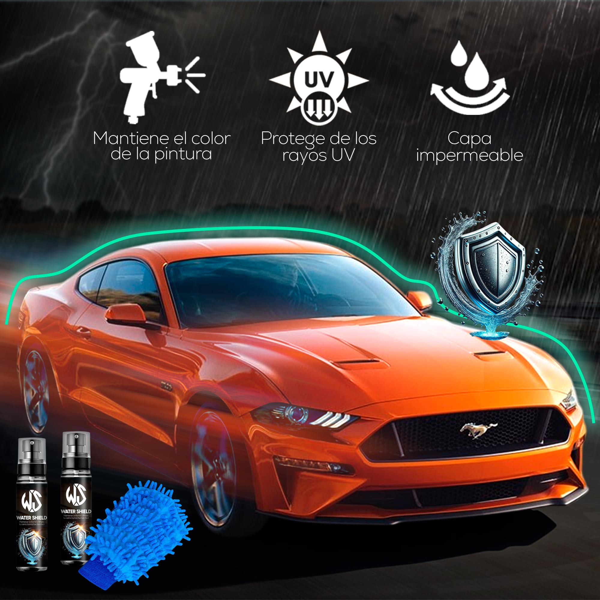 Miniatura 6 de Protector de pintura NANO Water Shield